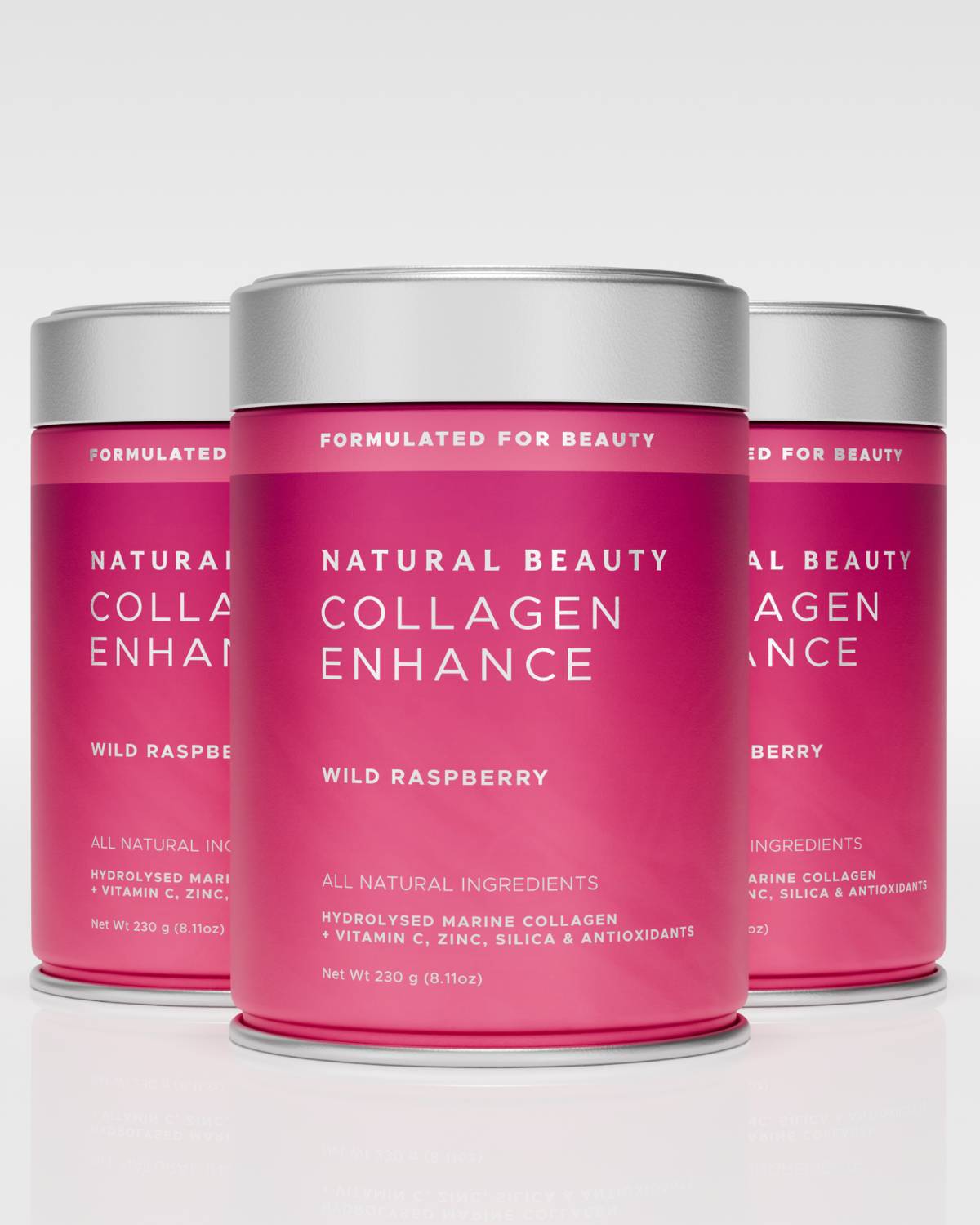 Collagen Powder Berry Flavour (3 Pack) | Natural Beauty