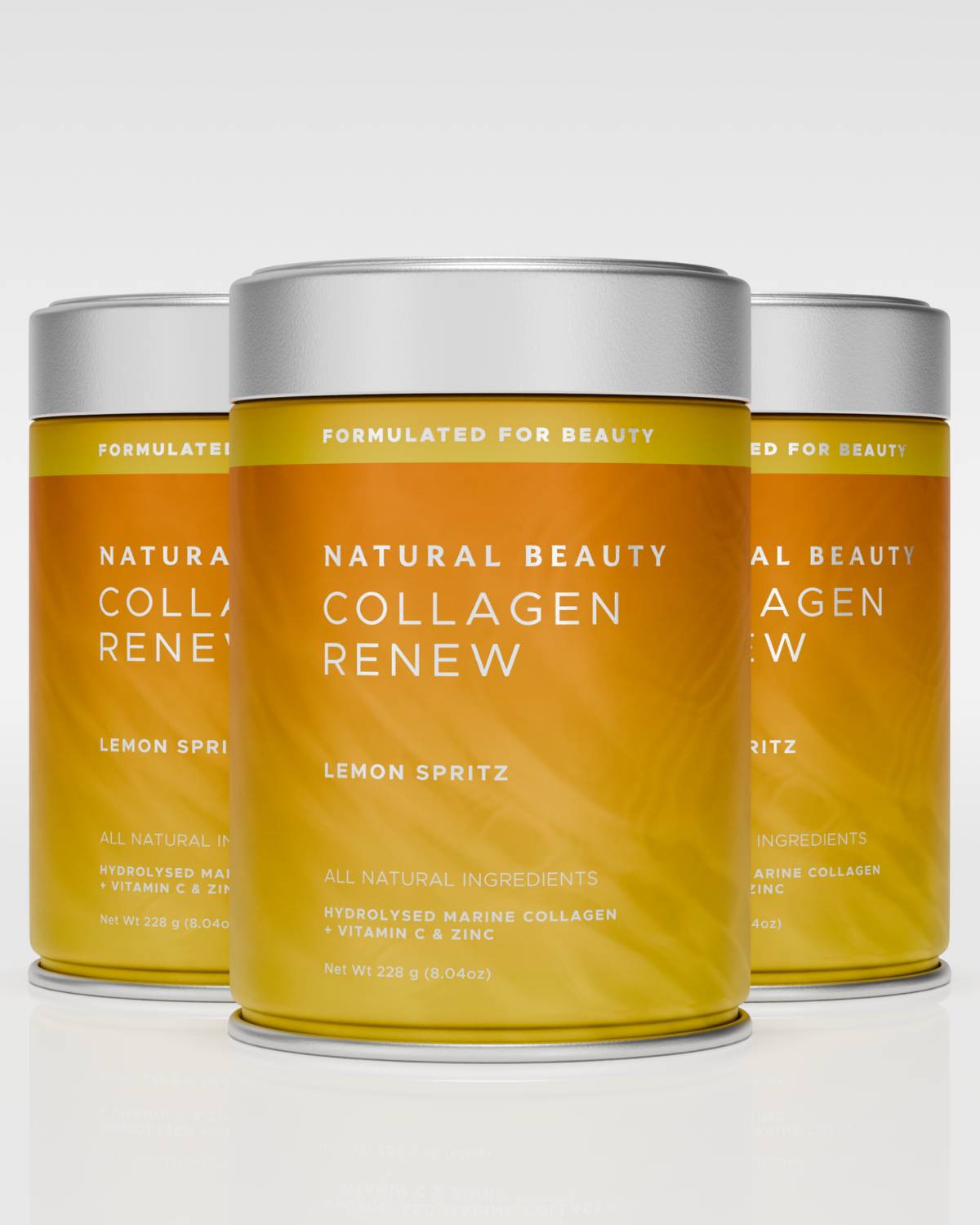 Flavoured Collagen Powder | Natural Beauty | Lemon
